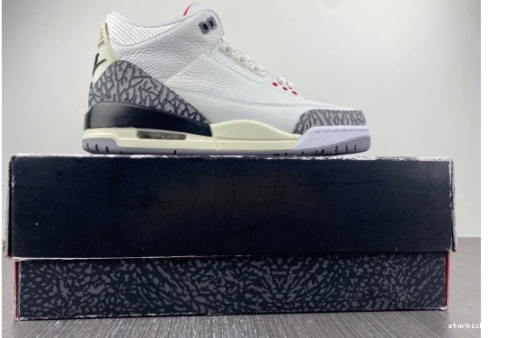 3 White DN3707-100 Retro DN3707-100 Jordan Reimagined Cement 0724